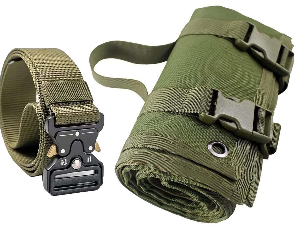 Комплект ремень Assaulter belt 140 см и каремат 200х72 см Оливковый Комплект ремень Assaulter belt 140 см и каремат 200х72 см Оливковый