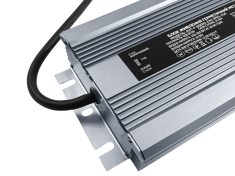 Блок питания AVT 600W IP65 24V 25A (AVT-F-600W-24V IP65-25A) - фото 3 Блок питания AVT 600W IP65 24V 25A (AVT-F-600W-24V IP65-25A) - фото 3