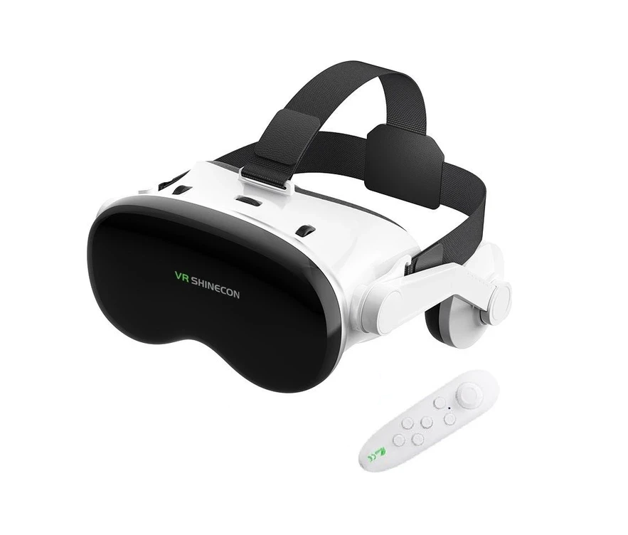 VR-очки LUX PRO SHINECON G18EB с Bluetooth-пультом 4,7-6,7" White