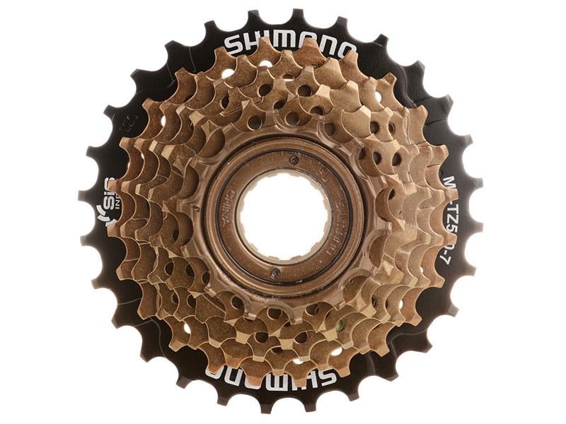 Трещотка велосипедная Shimano MF-TZ500-7 14-28 зубьев 7-звезд (FRW-008)
