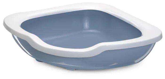 Туалет для кошек IMAC Fred угловой открытый 51х51х155 см Синий (54904)