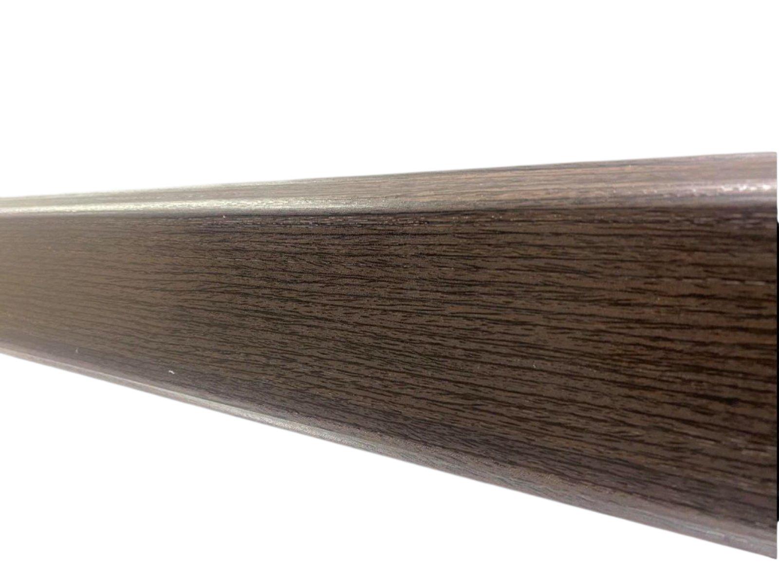 Плинтус КСК Система ПВХ 80х22х2200 мм Каштан 351