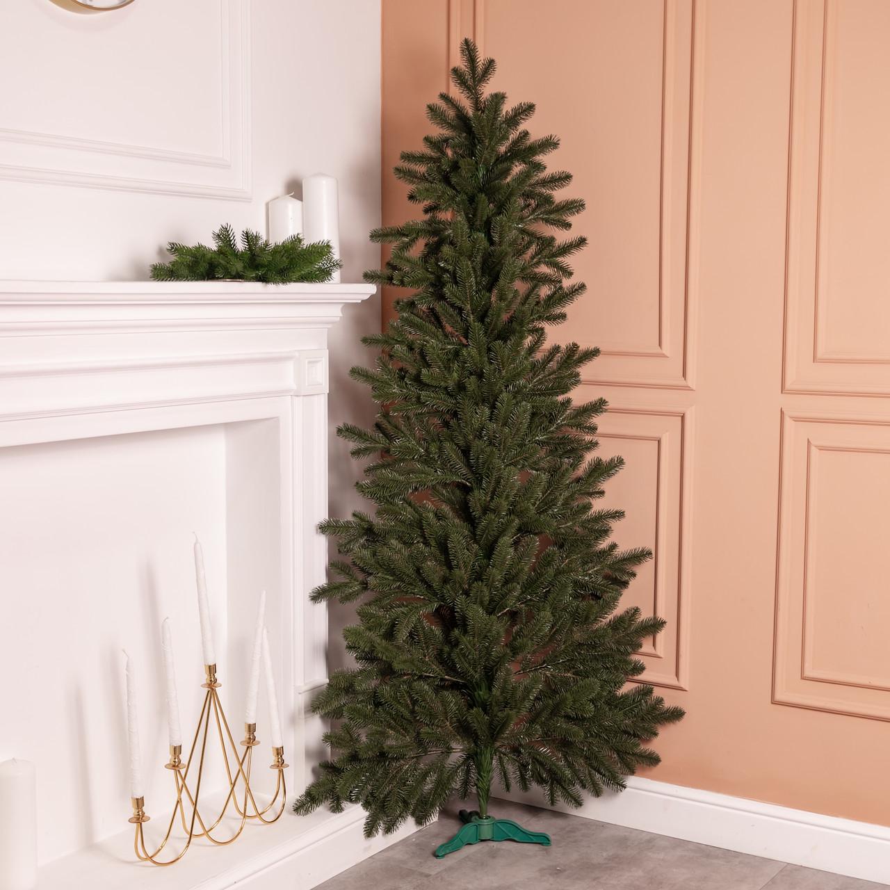 Искусственная елка литая SOK-M-D-6 на пластиковой подставке 180 см Зеленый (30123461) - фото 1 Искусственная елка литая SOK-M-D-6 на пластиковой подставке 180 см Зеленый (30123461) - фото 1