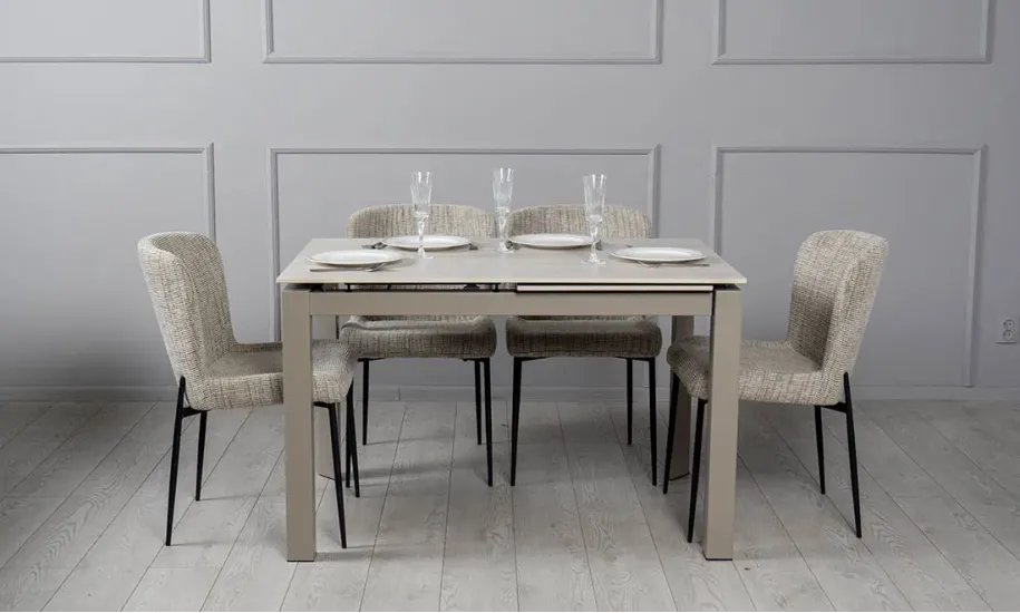 Стол раскладной Ларс 1200/1700x800x750 мм Бежевый - фото 9