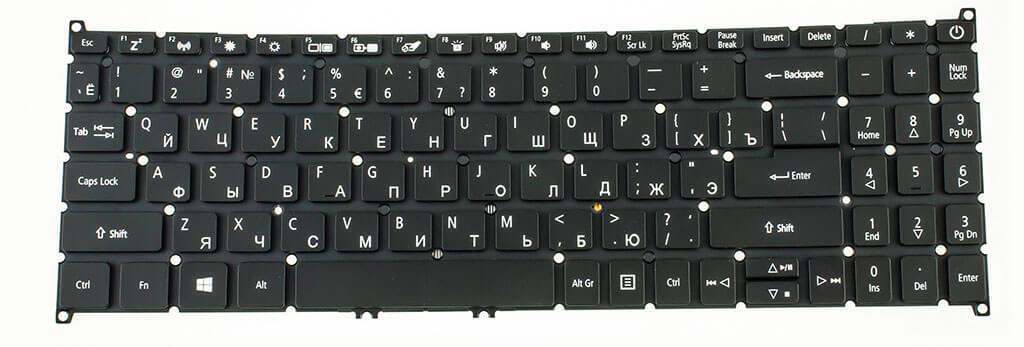 Клавиатура для ноутбука Acer Aspire A317-52 с подсветкой клавиш (NK.I1513.0JB)