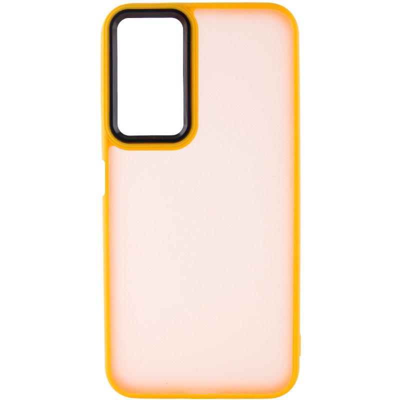 Противоударный Чехол TPU+PC Lyon Frosted для Oppo A57s / A77s Orange - фото 2