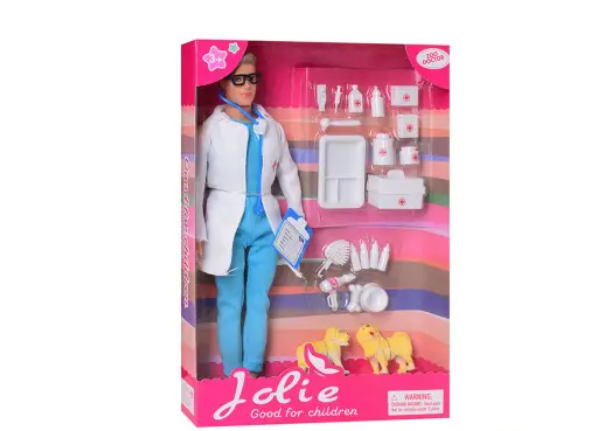 Лялька Ветеринар K369-12 ексклюзивна з одягом і аксесуарами в коробці