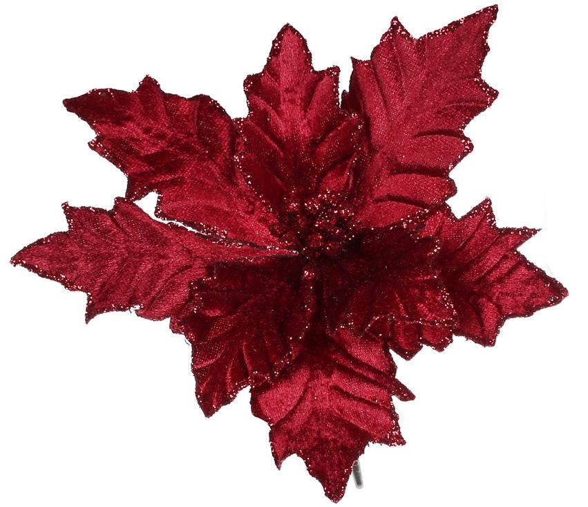 Декоративный цветок BonaDi Пуансеттия (807-013)