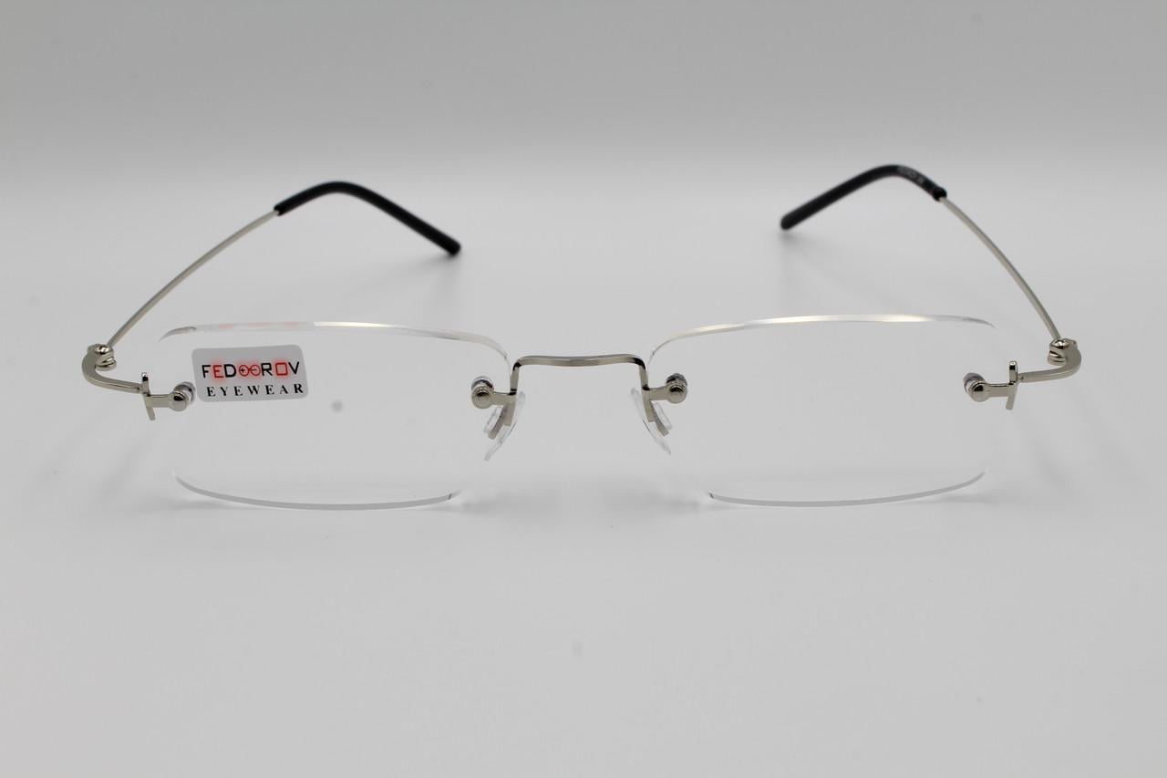 Очки бесправные с бликовой линзой с тонкими F 089 -3.75 (2675186482)