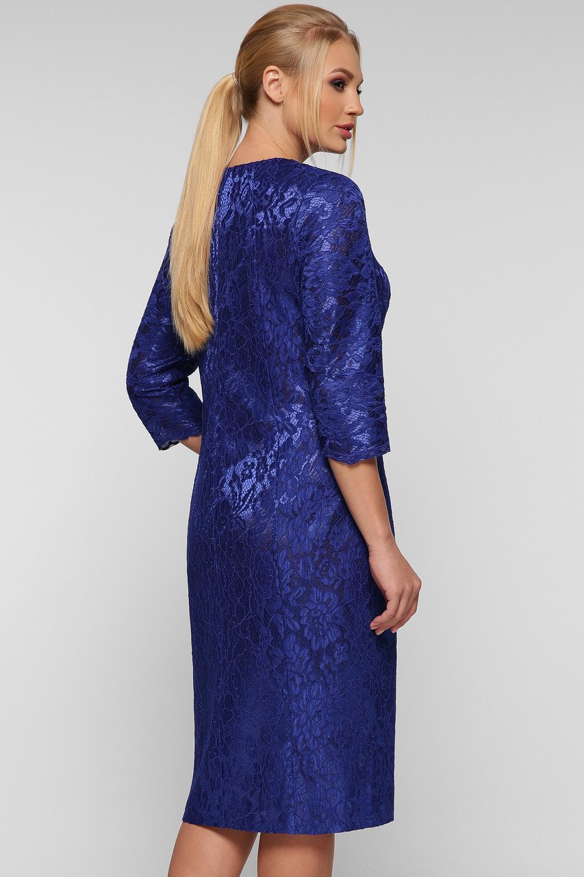 Платье VLAVI Катрин р. 56 Электрик (106401-56) - фото 3 Платье VLAVI Катрин р. 56 Электрик (106401-56) - фото 3