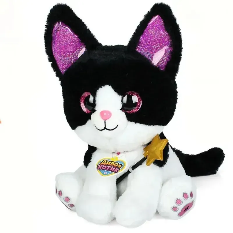 Интерактивная игрушка Limo Toy Чудо котик из текстиля 27 см Черно-белый (150-98-M6223IUABC) Интерактивная игрушка Limo Toy Чудо котик из текстиля 27 см Черно-белый (150-98-M6223IUABC)