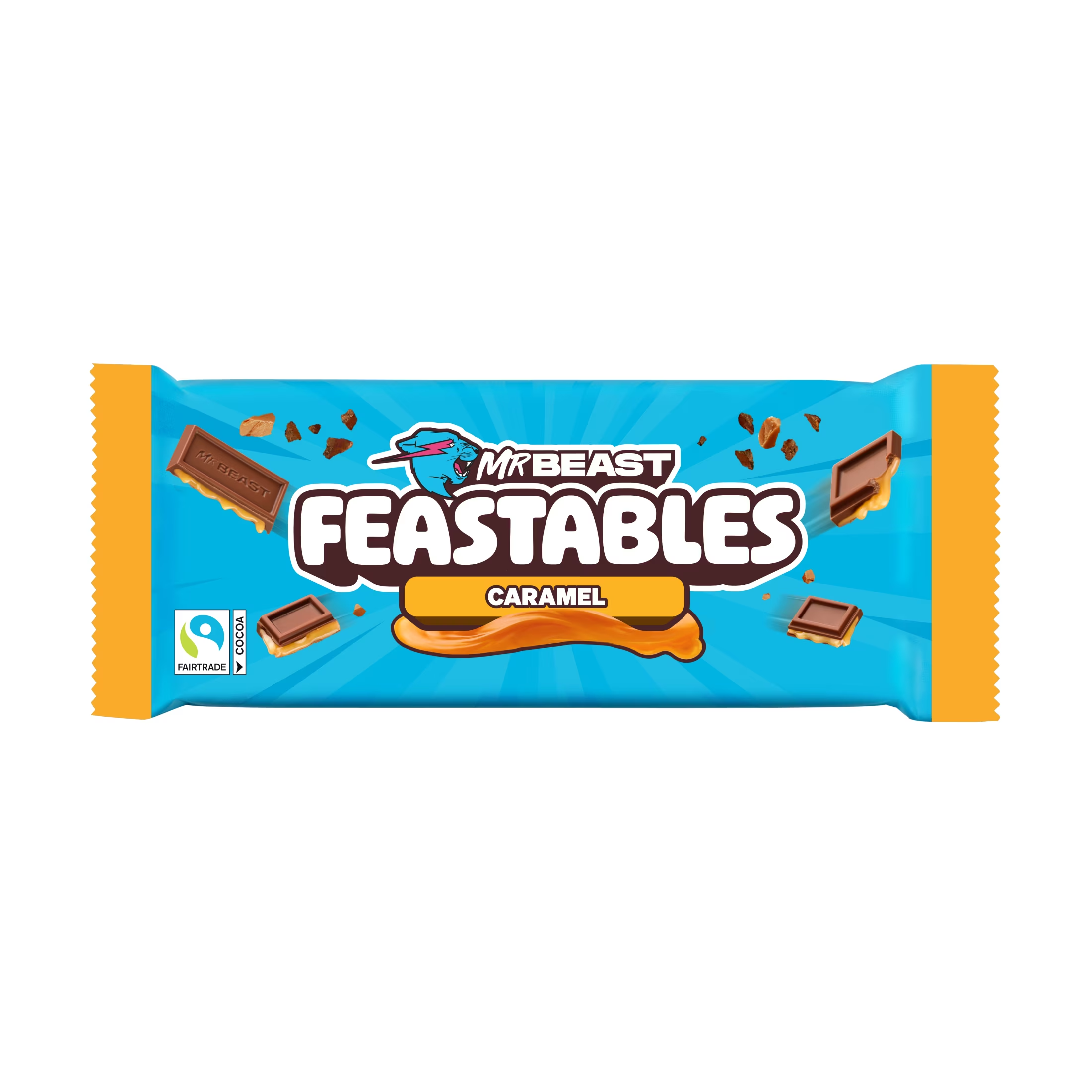 Шоколад Feastables Mr Beast Bar Caramel 60 г (erfth32edf)