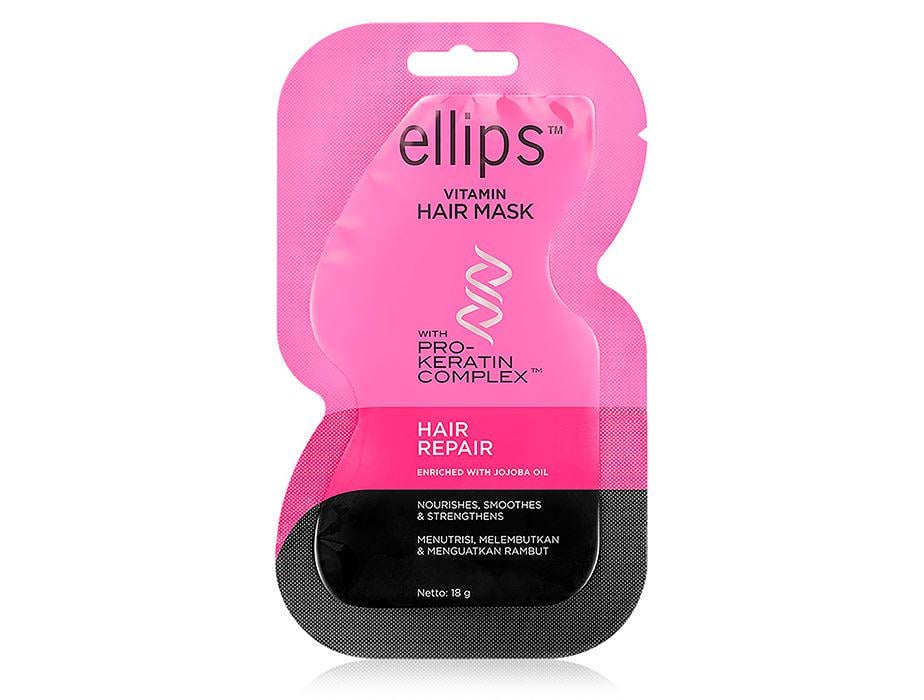 Маска для волос Ellips Восстановление волос с про-кератиновым комплексом 18 г