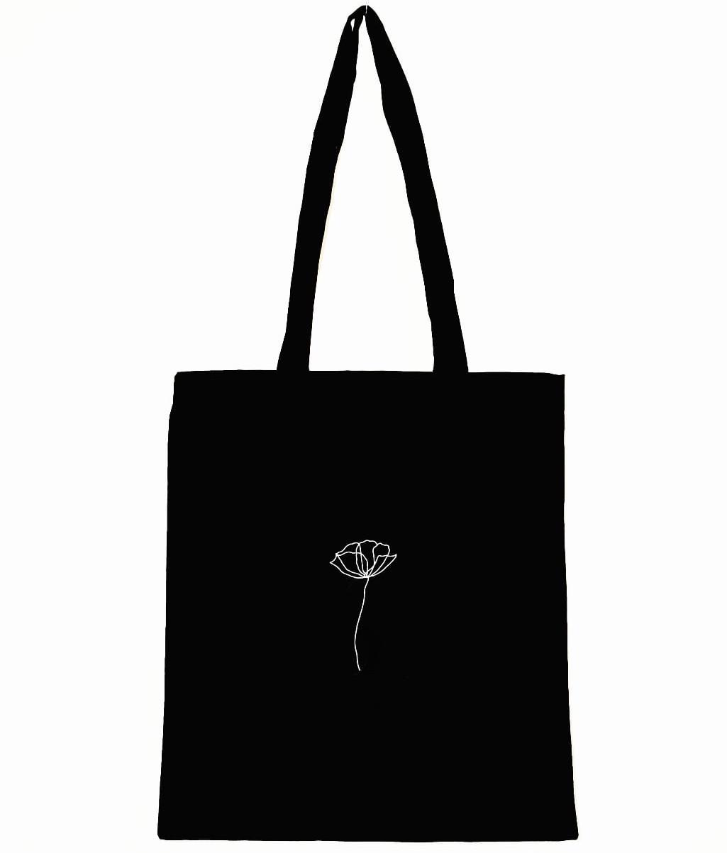 Эко-сумка с принтом Цветок (861) Эко-сумка с принтом Цветок (861)