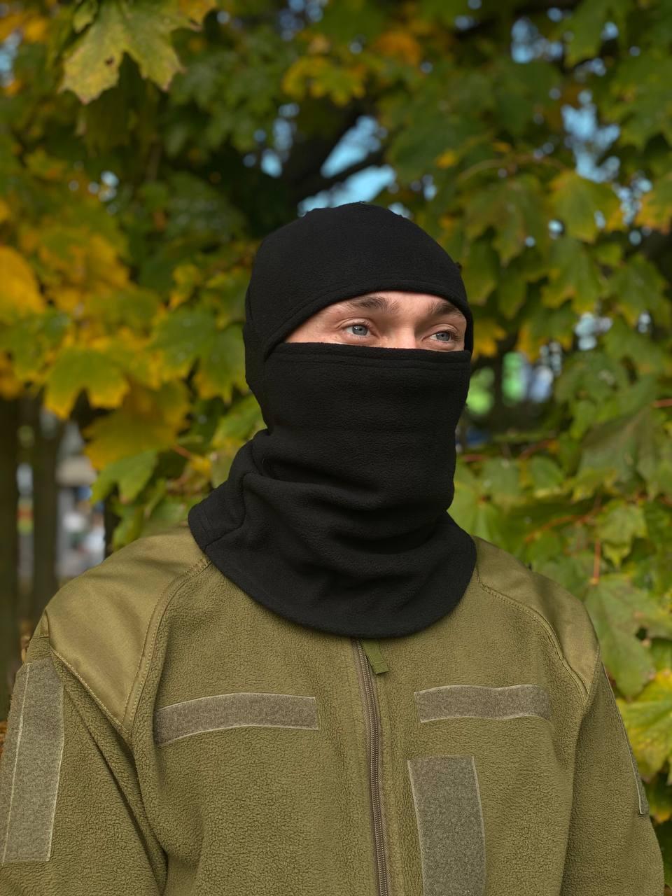 Балаклава флисовая зимняя универсальная Черный (2717512977)