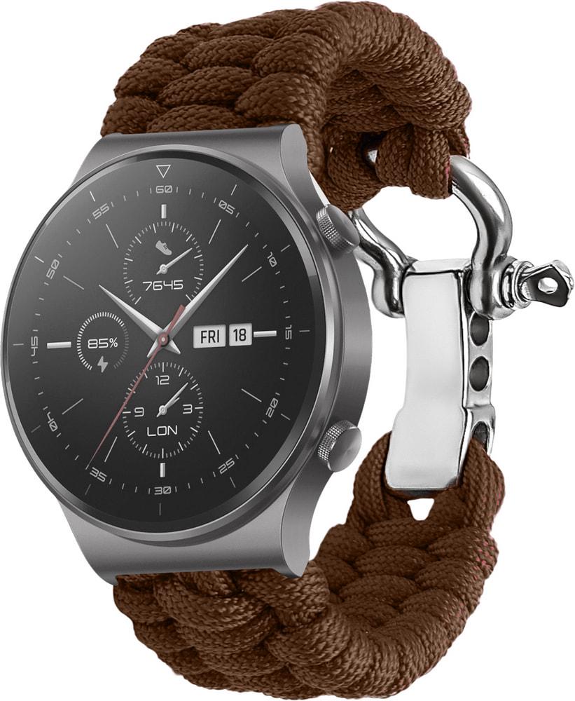 Ремешок из Паракорда Ruper для Huawei Watch GT 2 Pro (22mm) Brown (30806-30)