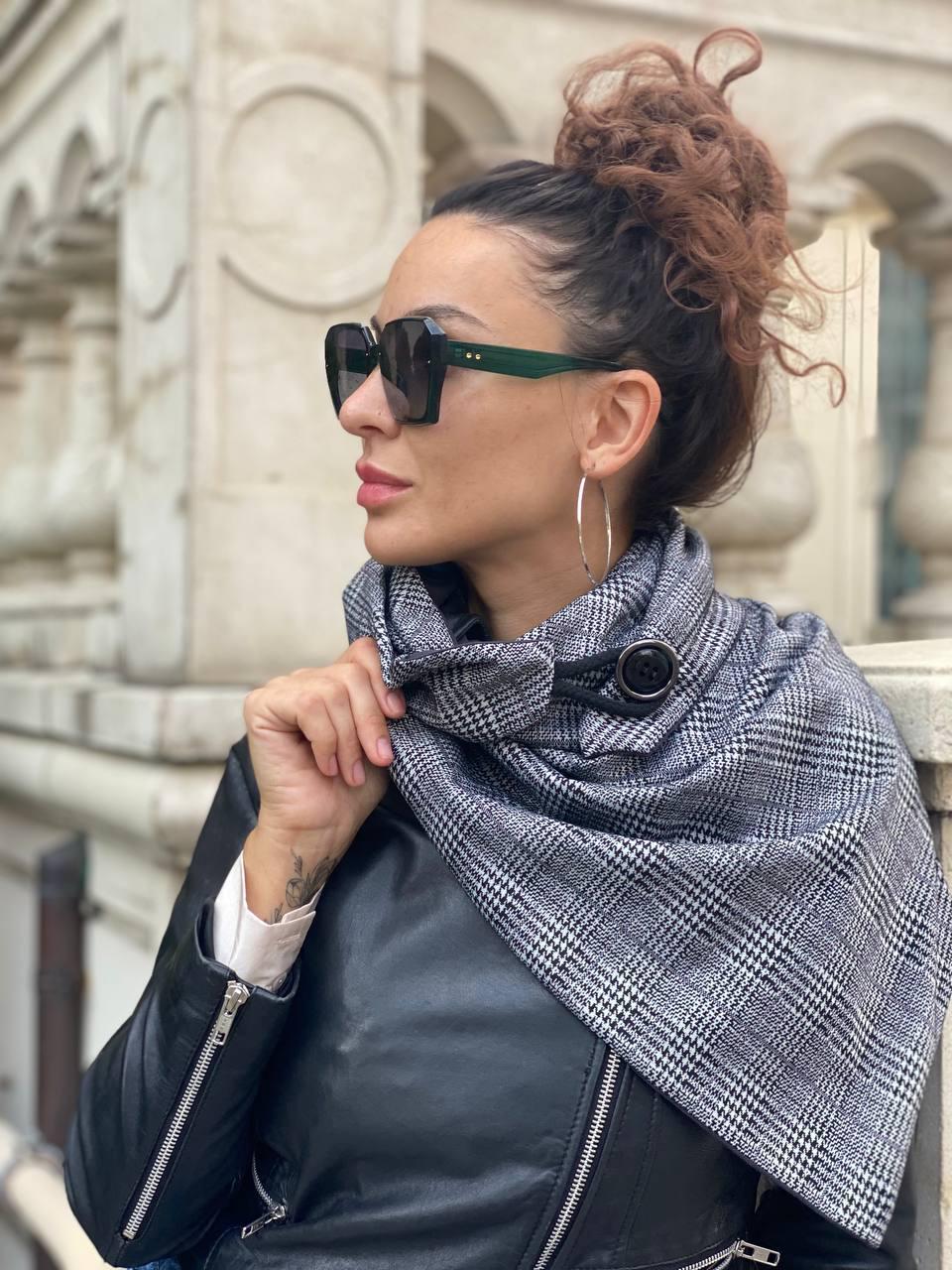 Шарф унісекс My Scarf двосторонній Сірий (29504782)