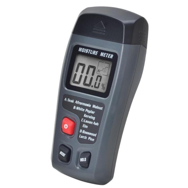 Цифровой измеритель влажности древесины 0-99.9% EMT01 MT-10 Серый