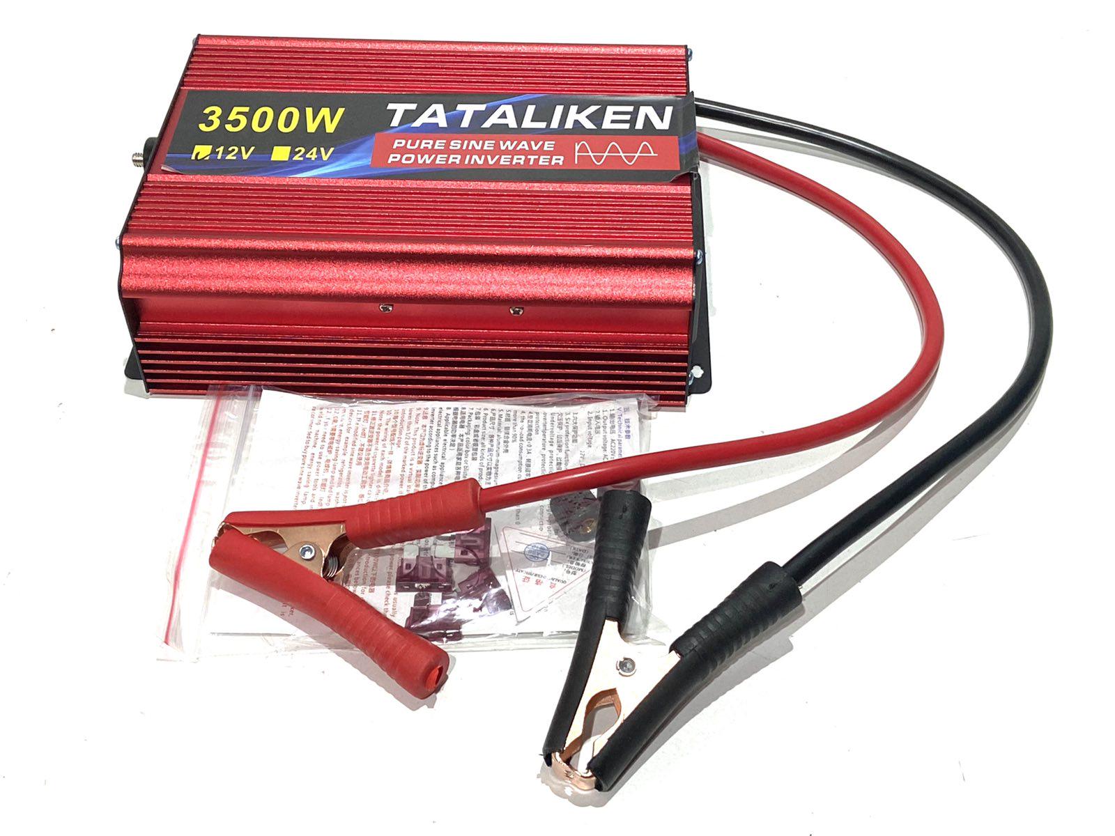 Інвертор перетворювач Tataliken 12-220V 35000W чистий синус (655-3500) - фото 3