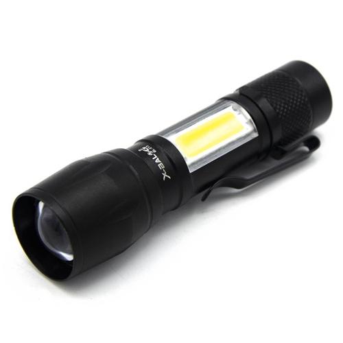 Фонарь ручной VOLTRONIC 513/NB-666-XPE Li-Ion microUSB zoom Черный (00000010615) (30160910)