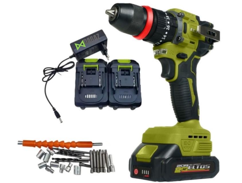 Шуруповерт акумуляторний ELTOS ТАК-20/13 UBL/DFR (5656)