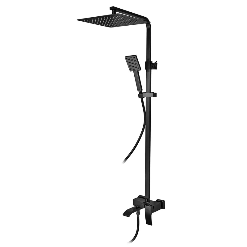 Душевая колонна со смесителем KOER KB-56007-05 Черный (KR3461)