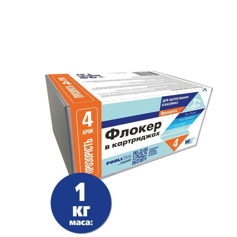 Средство от помутнения воды Water World Window Флокер в картриджах 1 кг (4820062880572)