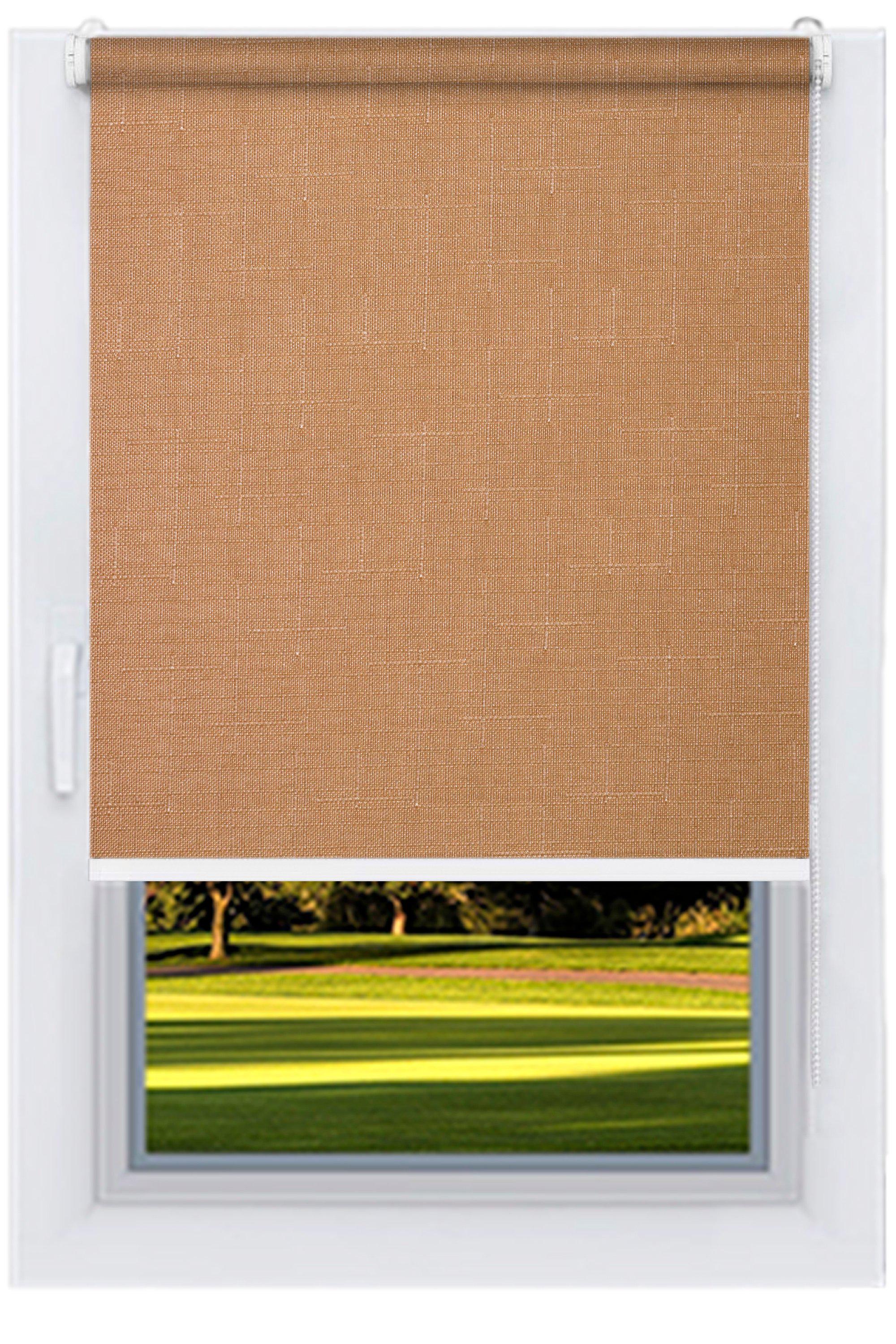 Ролета тканевая Decolux 170х200 см LEN 0873 Какао Стандарт 25