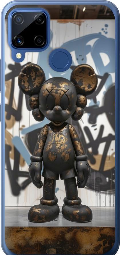 Чехол на Realme C15 Bronze kaws v2 (6098u-2063-42517)