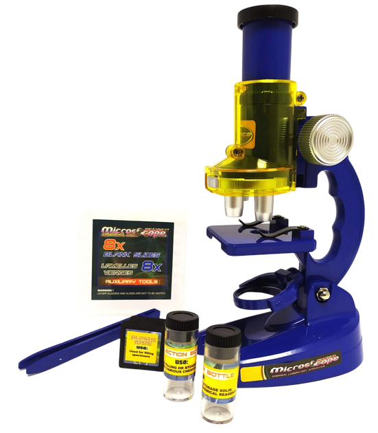 Микроскоп для детей С 2107 с аксессуарами в коробке (5615)