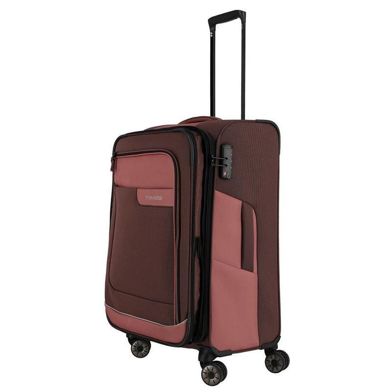 Валіза на 4 колесах Travelite Viia M 70/80 л Rose (TL092848-14) - фото 4 Валіза на 4 колесах Travelite Viia M 70/80 л Rose (TL092848-14) - фото 4
