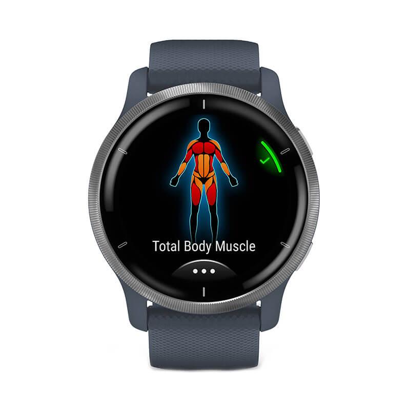 Спортивные часы GARMIN Venu 2 Silver/Granite blue - фото 6