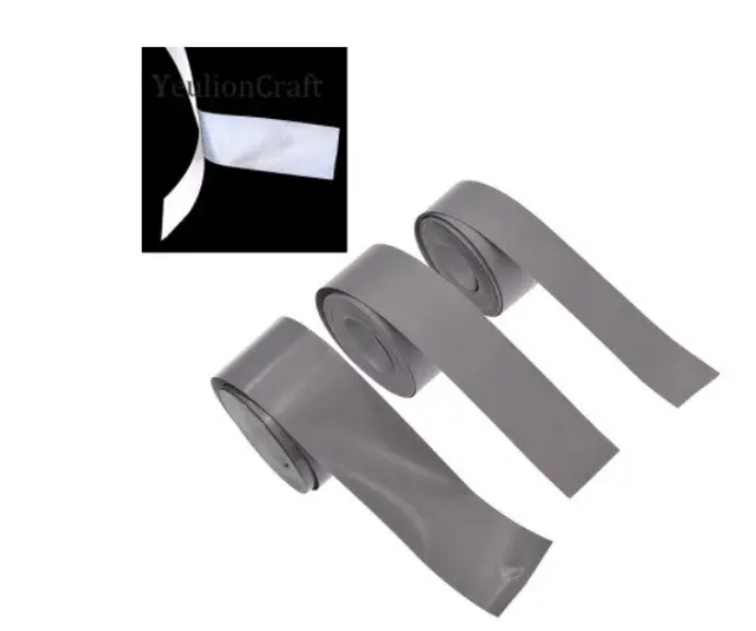 Светоотражающая лента для вшивания 5 см x 3 м Серый (66255/5) - фото 2