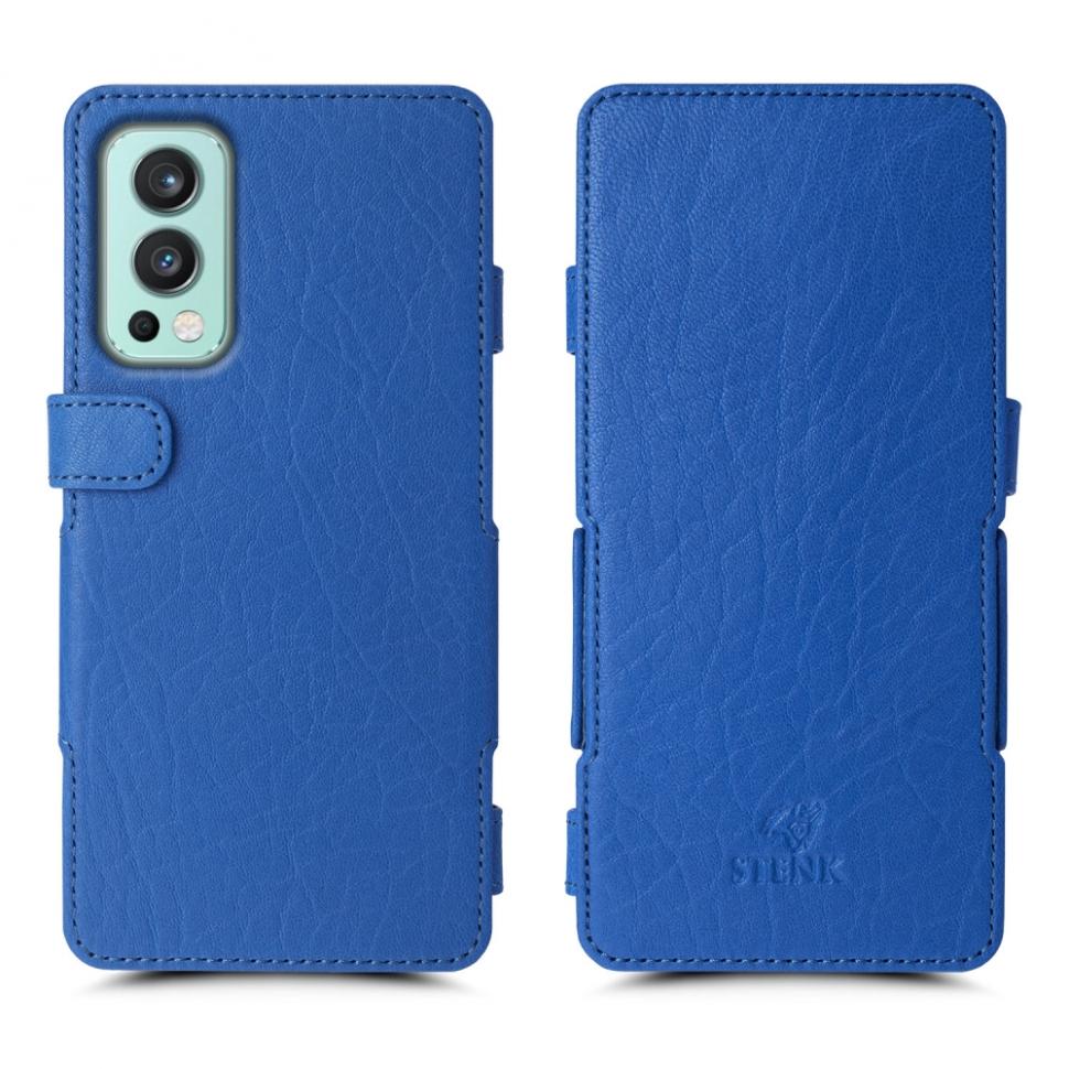 Чохол книжка Stenk Prime для OnePlus Nord 2 5G Яскраво-синій (70095)