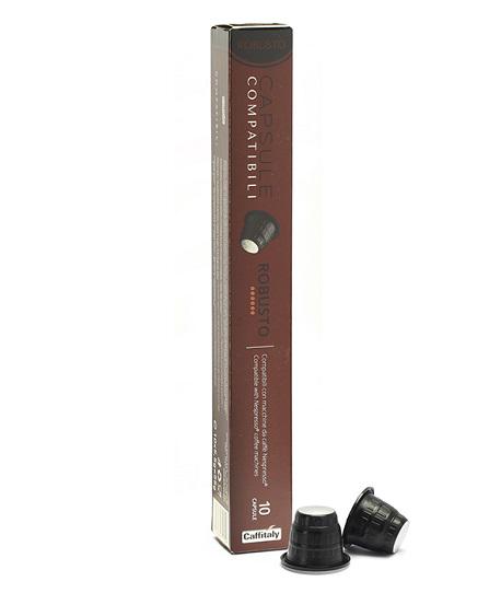 Кофе в капсулах Nespresso Ecaffe Robusto 10 шт. (11666) Кофе в капсулах Nespresso Ecaffe Robusto 10 шт. (11666)