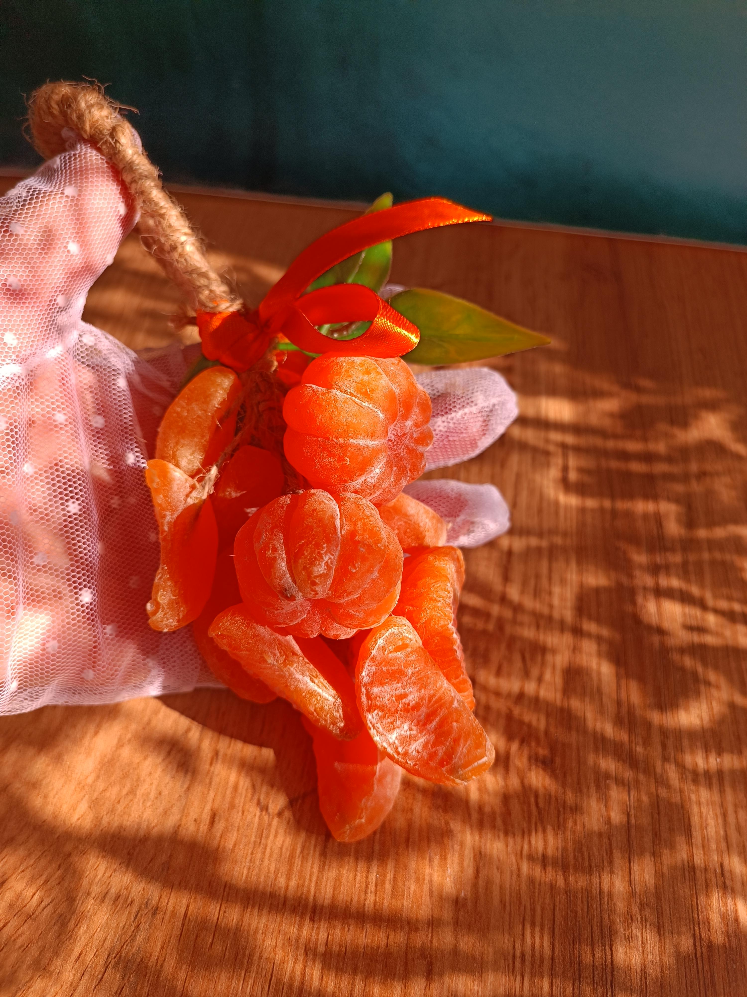 Мило ручної роботи Гроно мандарин (50) - фото 4