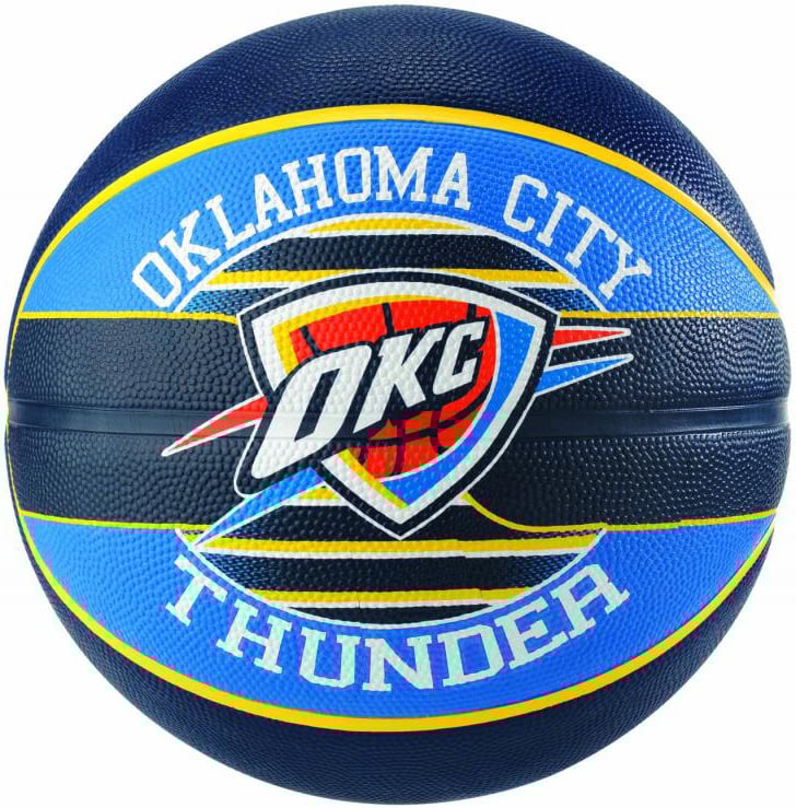 Мяч баскетбольный Spalding NBA Team OC Thunder Size 7
