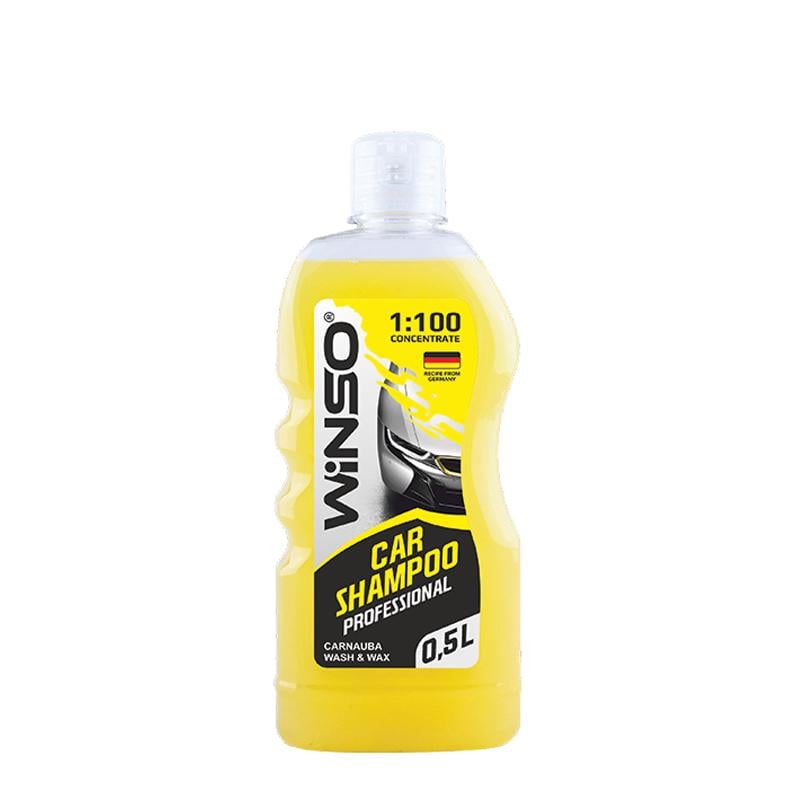 Автошампунь WINSO концентрат Car Shampoo Carnauba Wash&Wax 0,5 л (810890) - фото 1