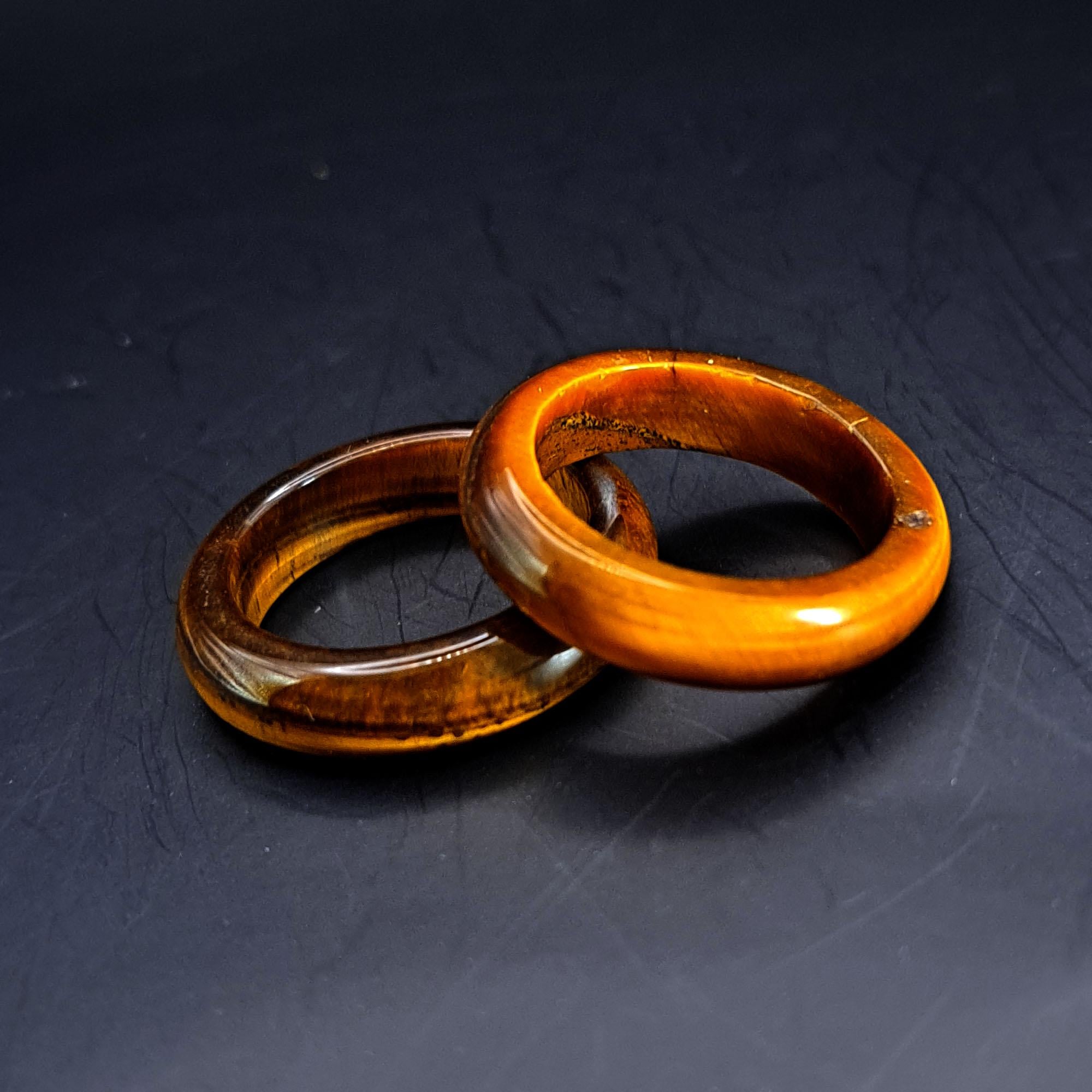 Кольцо DARSANA из натурального камня тигровый глаз (DRSU105355)