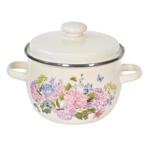 Кастрюля эмалированная Анабель с эмалированной крышкой 3,5 л (14615377)