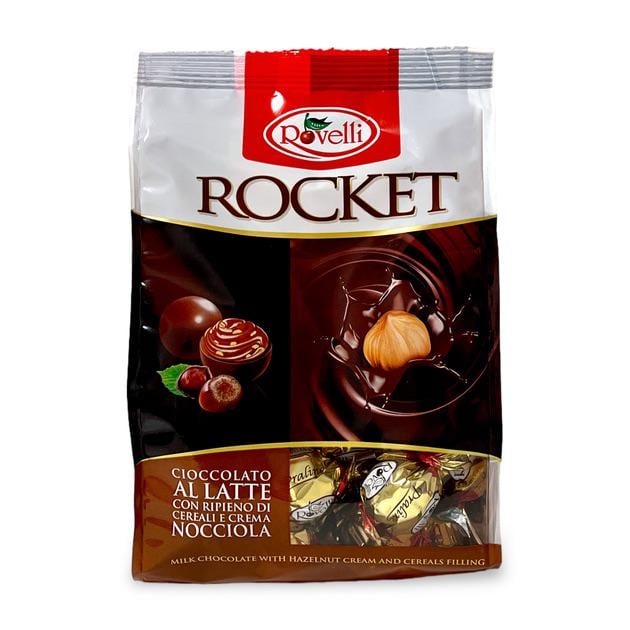 Цукерки Rovelli Rocket nocciola 800 г