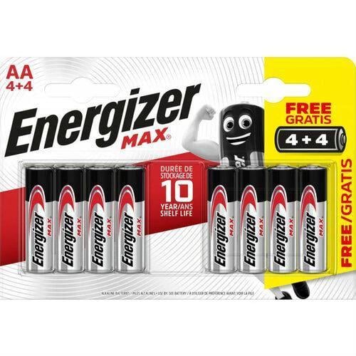 Батарейки Energizer AA MAX 4+4 шт.