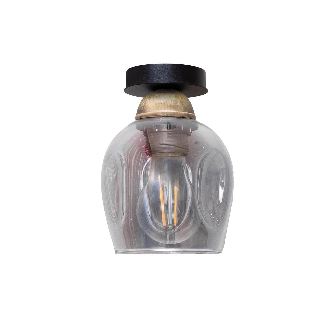 Стельовий світильник MSK ELECTRIC Enigma під одну лампу Е27 Чорний (PL 202412 BK) Стельовий світильник MSK ELECTRIC Enigma під одну лампу Е27 Чорний (PL 202412 BK)