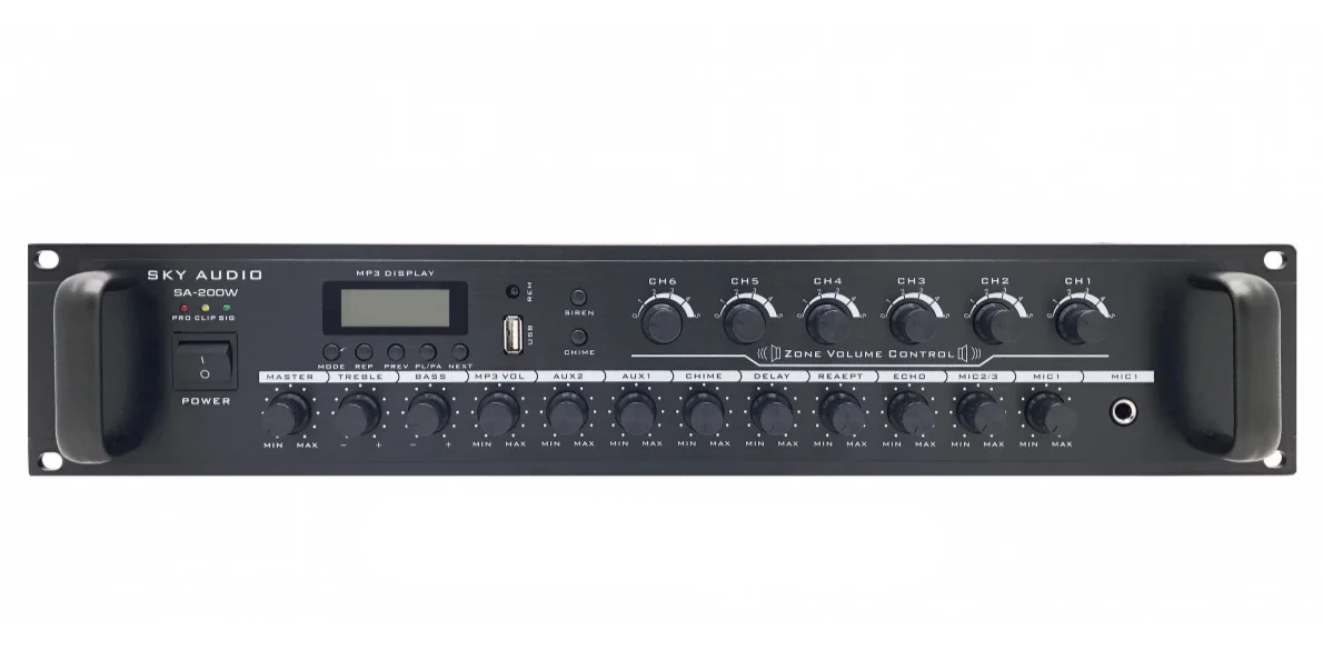 Усилитель мощности Sky Sound SA-200W (6-ZONE)