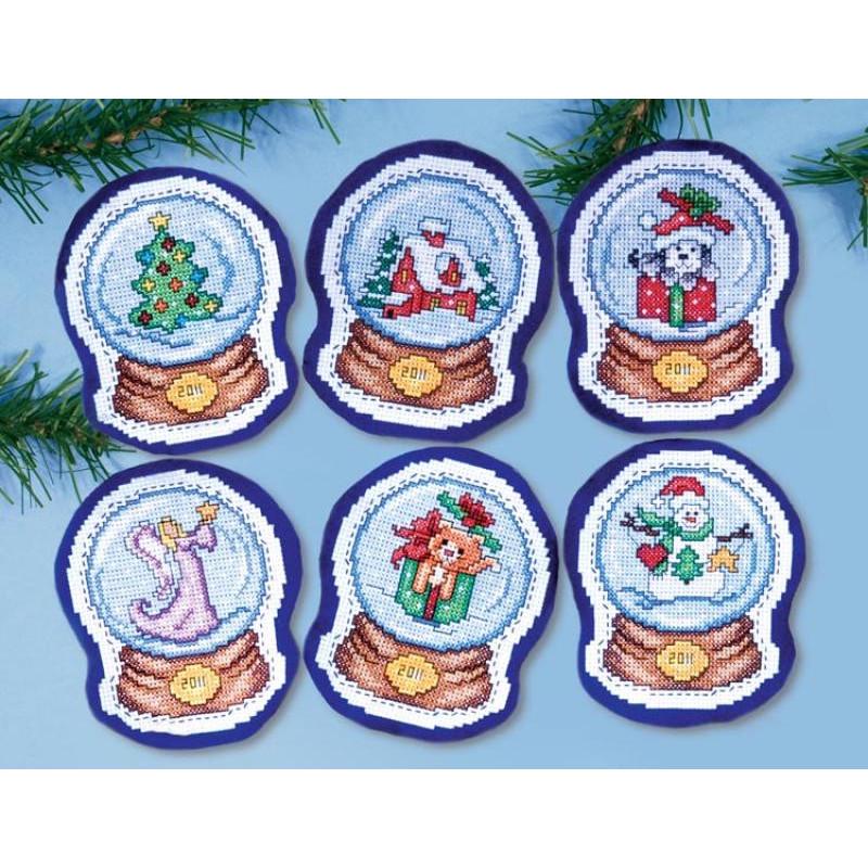 Набір для вишивки хрестиком Design Works 1678 Snowglobes (19094) Набір для вишивки хрестиком Design Works 1678 Snowglobes (19094)