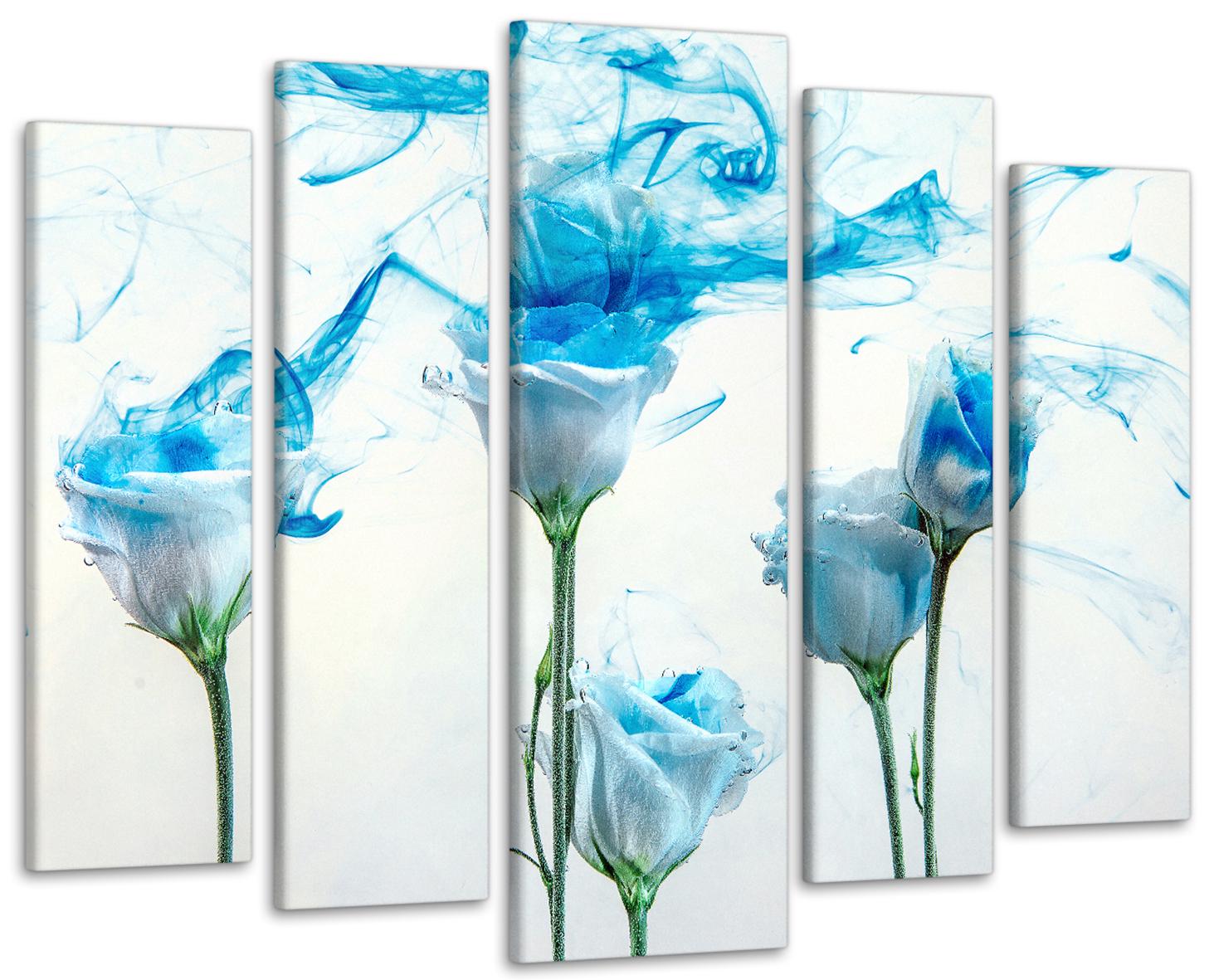 Картина модульная Цветы Абстракция 115х170 см (Art-354_5)