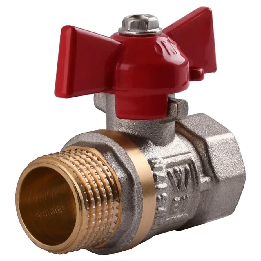 Кран шаровой Karro Valves 3/4" ВЗ прямой латунь (KR0566)