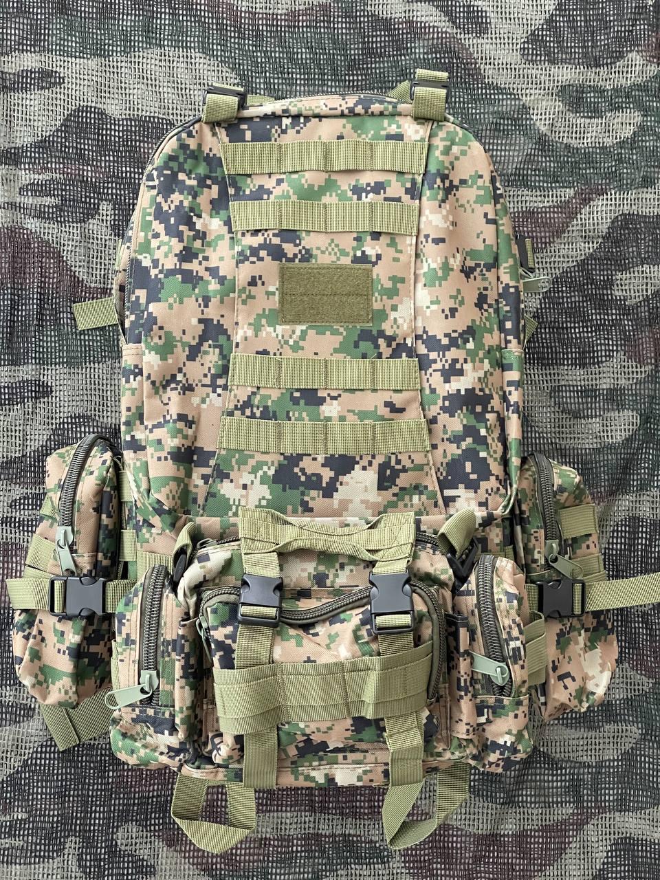 Рюкзак тактический Military Surviva 50 л Пиксель (MR55349)