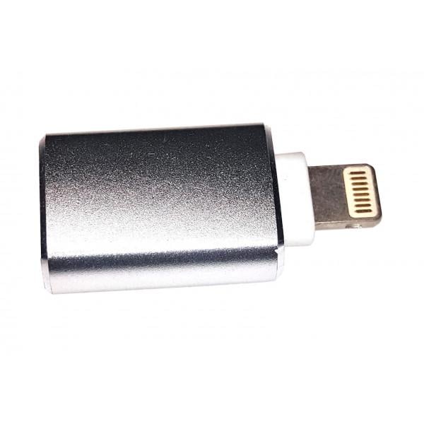 Переходник Kingda S0999 Apple OTG Lightning USB 3.0 AF Silver (579171)