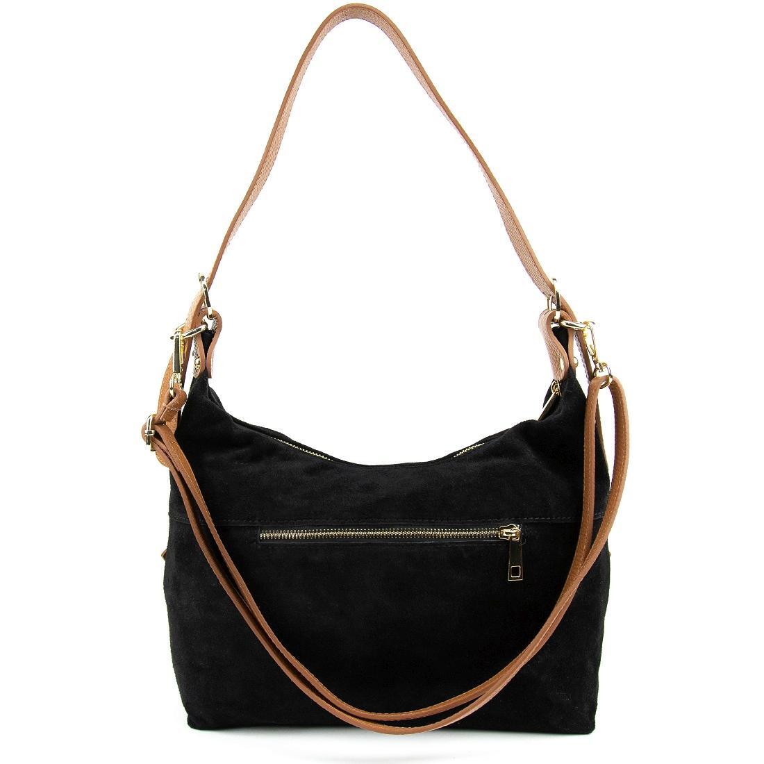 Жіноча сумка Royal Bag F-IT-86112A замшева Чорний (8105) - фото 5 Жіноча сумка Royal Bag F-IT-86112A замшева Чорний (8105) - фото 5